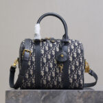 Christian Dior Groove 25 Bag Dark Blue